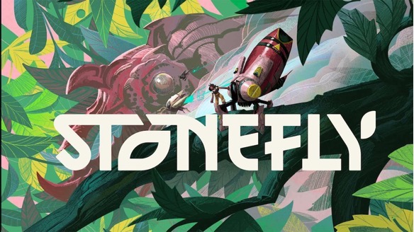 卡通手绘小清新机甲世界冒险新游《Stonefly》新演示3月31日发售