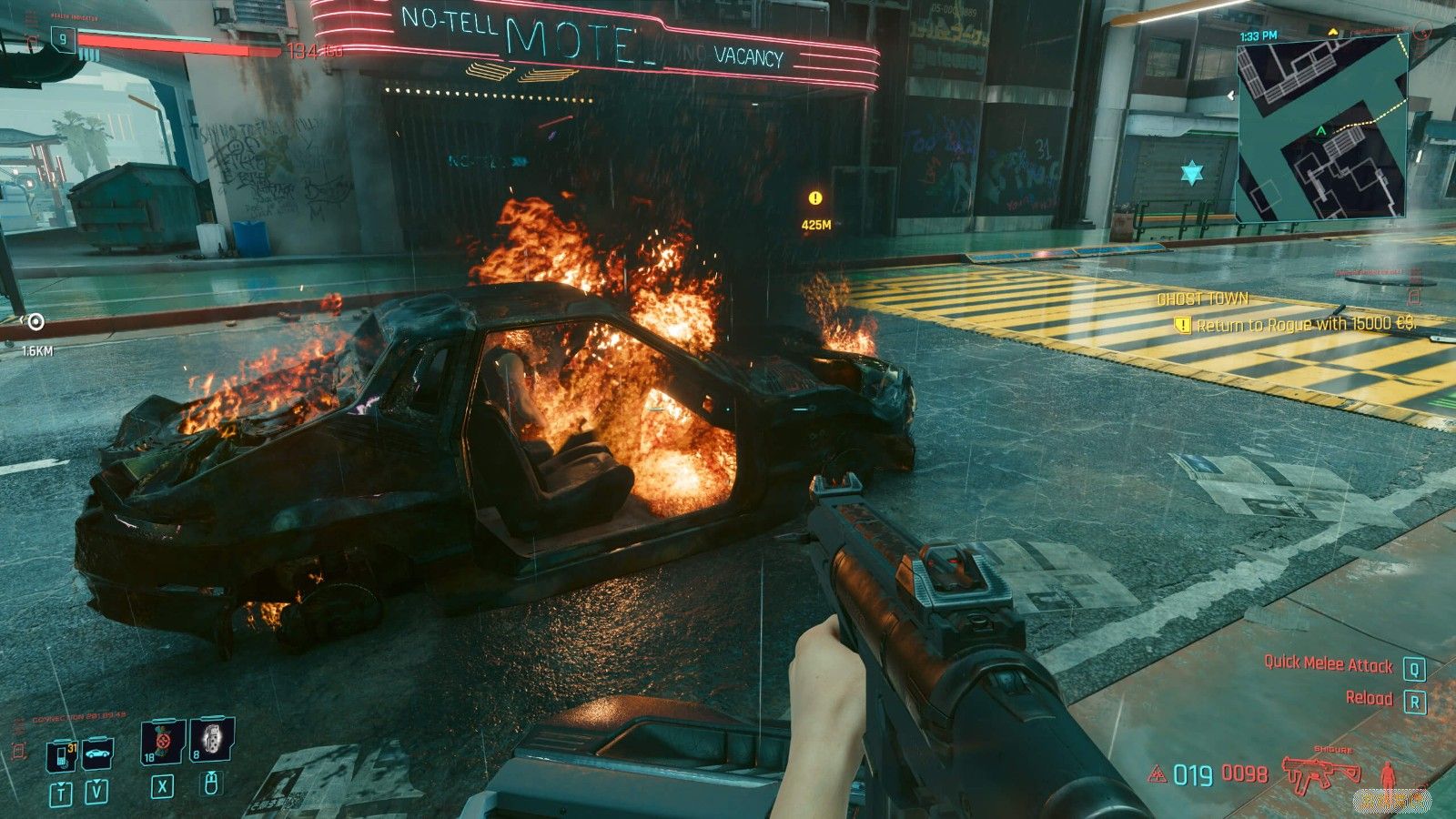 《赛博朋克2077》MOD加入载具战 优化爆炸火焰效果