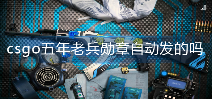 csgo五年老兵勋章自动发的吗