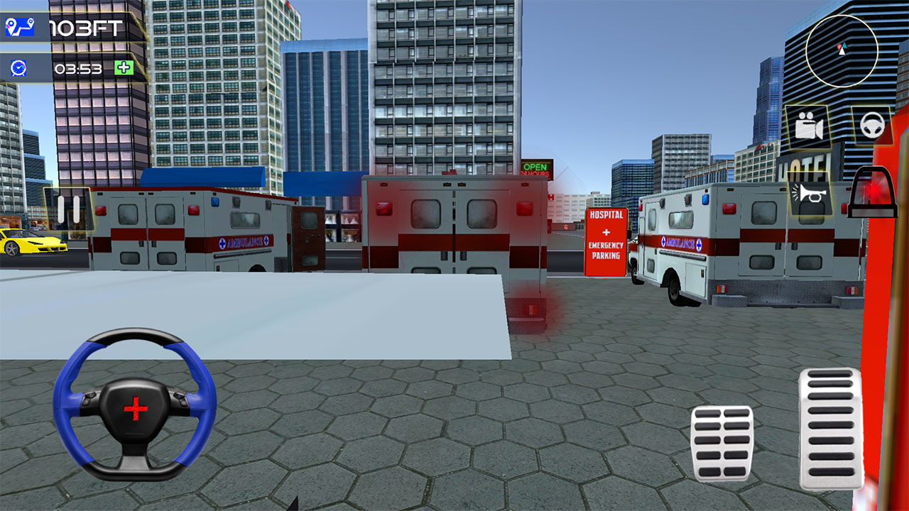 先锋救护车3d模拟图3