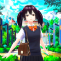 动漫高中女生3D模拟游戏安卓版
