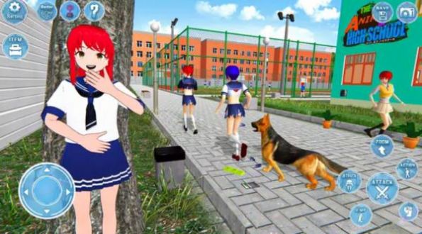 动漫高中女生3D模拟游戏安卓版图1