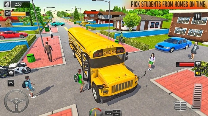 校车驾驶巴士图0