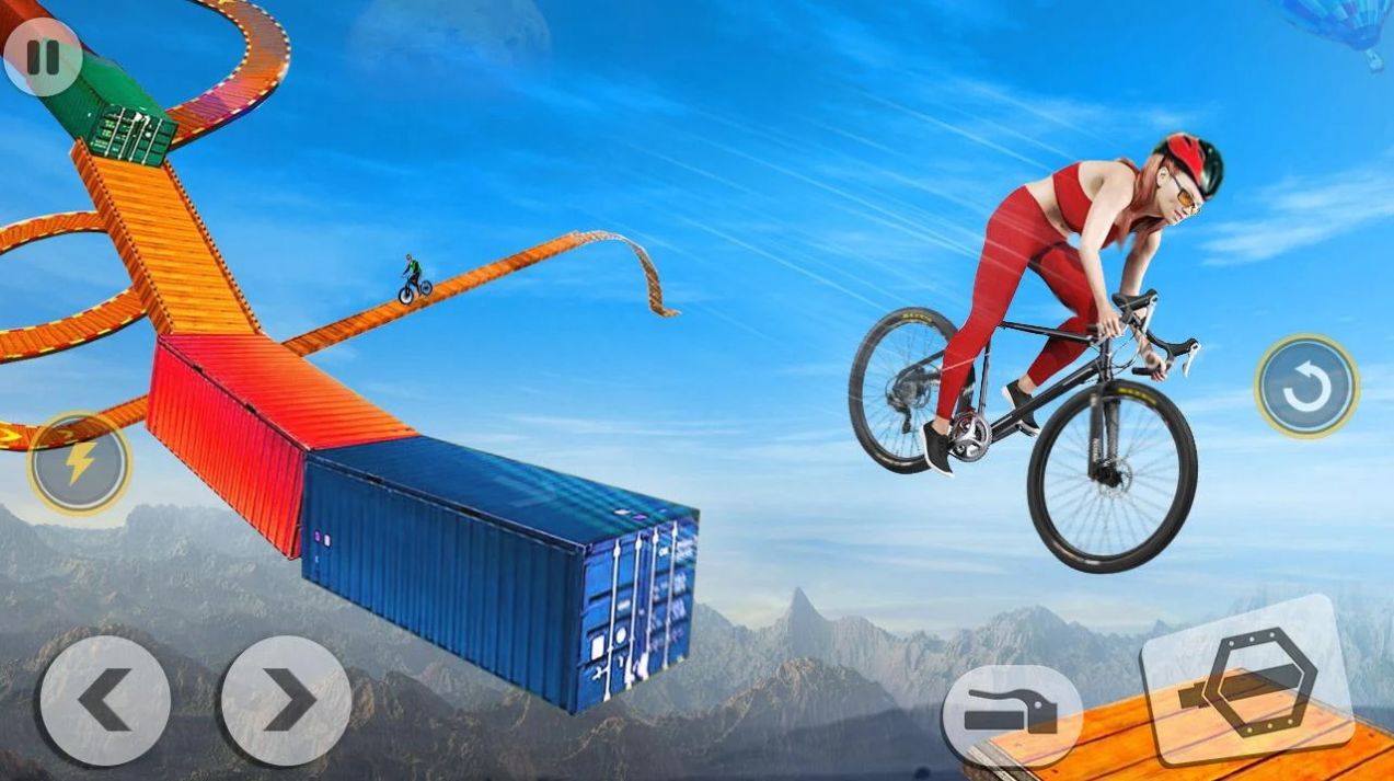 疯狂自行车特技赛3D手游app图2