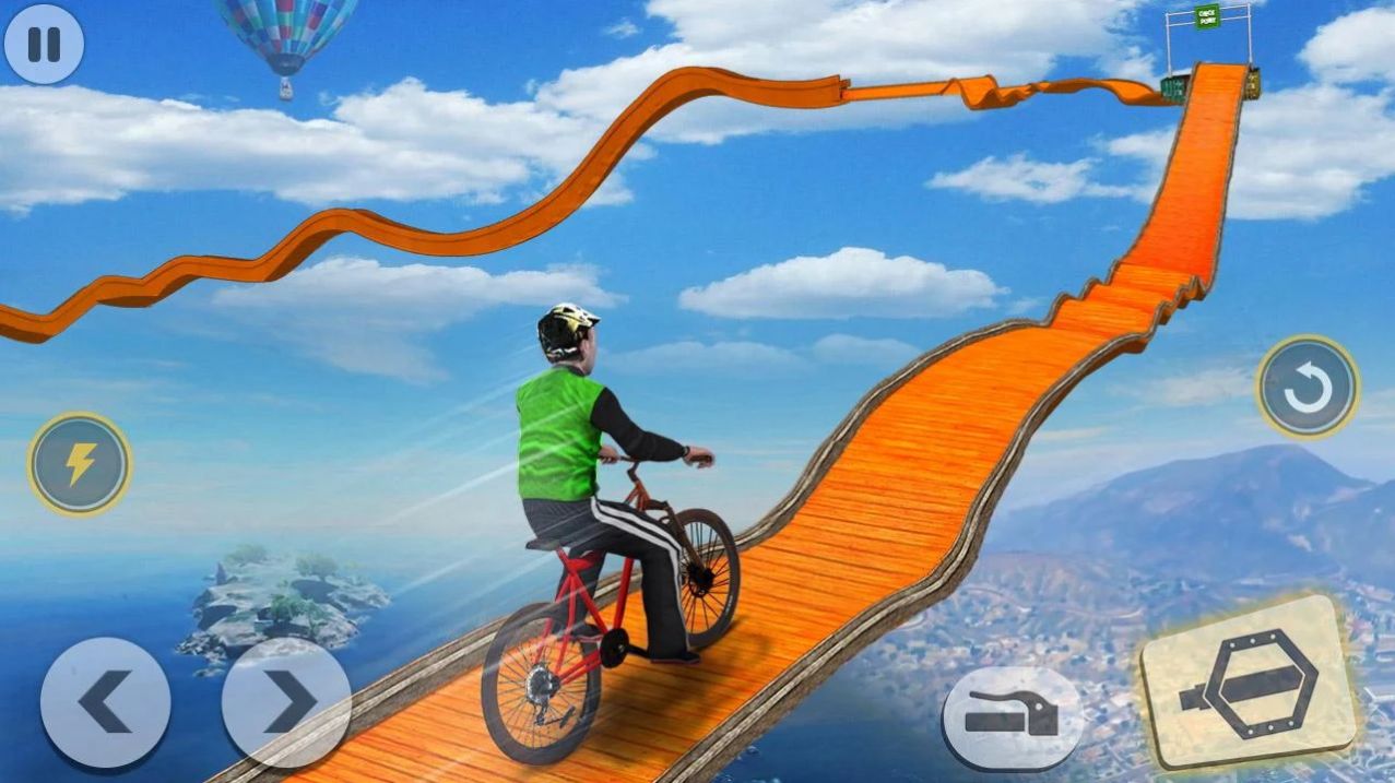 疯狂自行车特技赛3D手游app图1