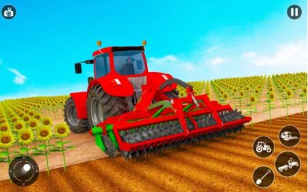 拖拉机驾驶农业模拟图0