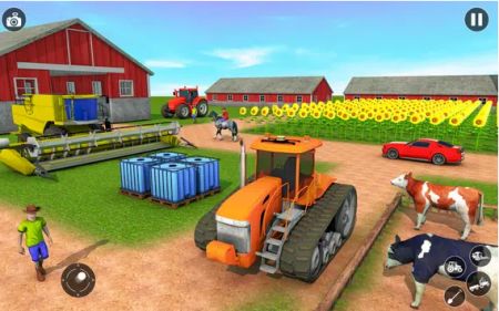 拖拉机驾驶农业模拟图1