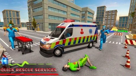 城市急救车模拟图0