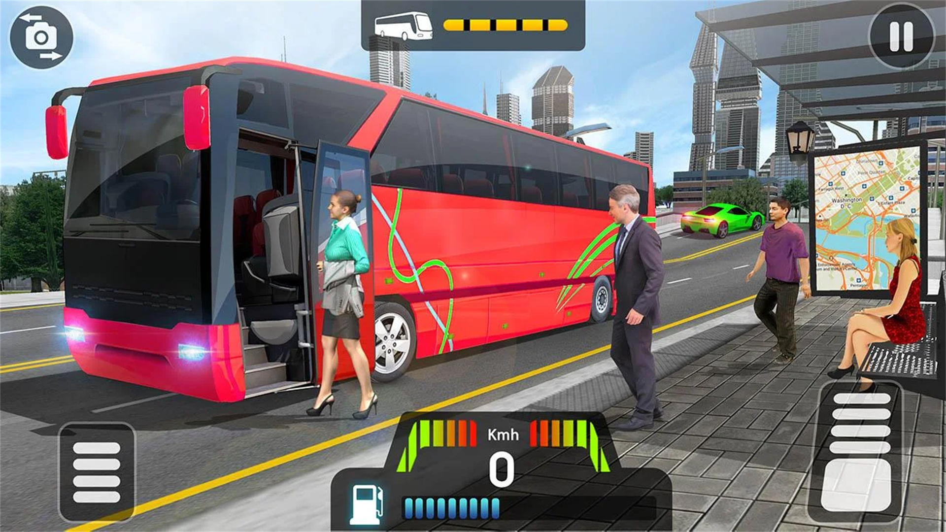 模拟驾驶大巴车游戏官方手机版图2
