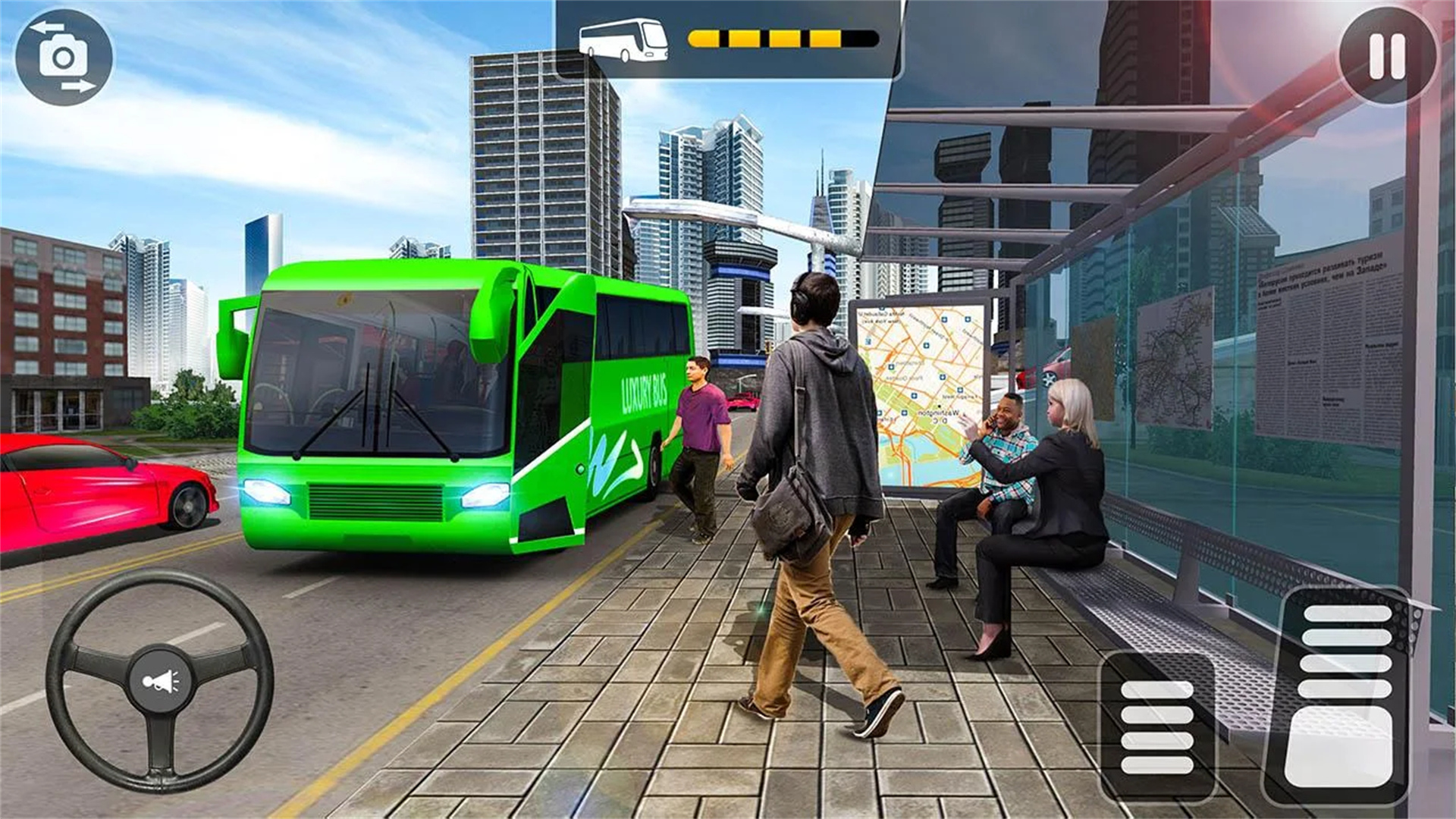 模拟驾驶大巴车游戏官方手机版图1