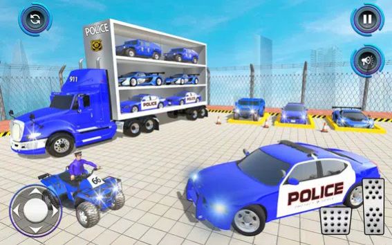 警察货物卡车运输游戏官方手机版图0