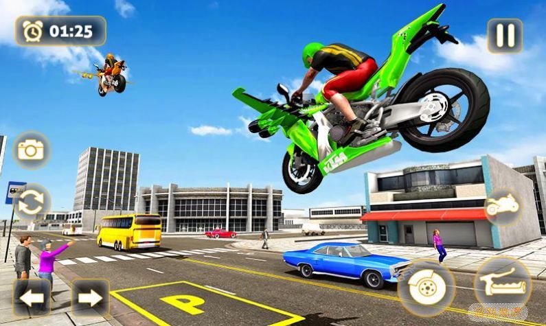 飞行摩托车出租车驾驶游戏安卓版图片1