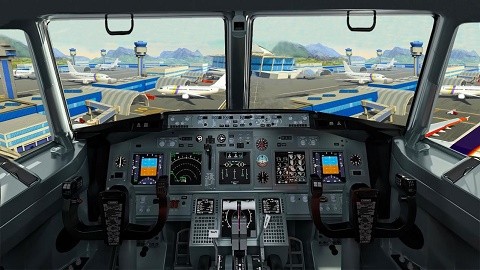 飞行员飞行驾驶模拟器图0
