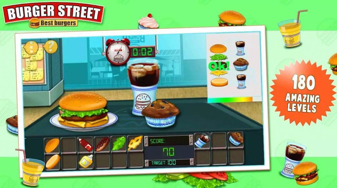 汉堡美食街游戏下载图0