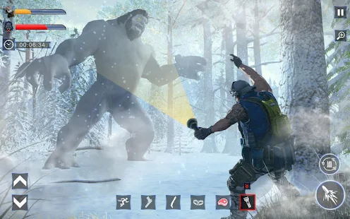 雪地怪物狩猎生存游戏图0