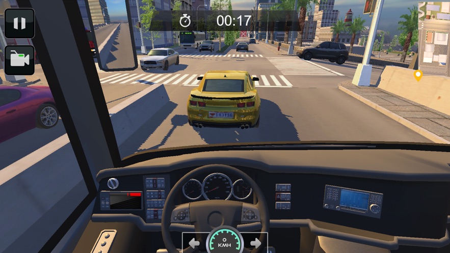 巴士停车3d模拟图1