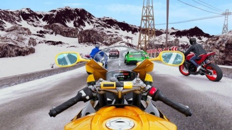 真实摩托车模拟赛3D图0