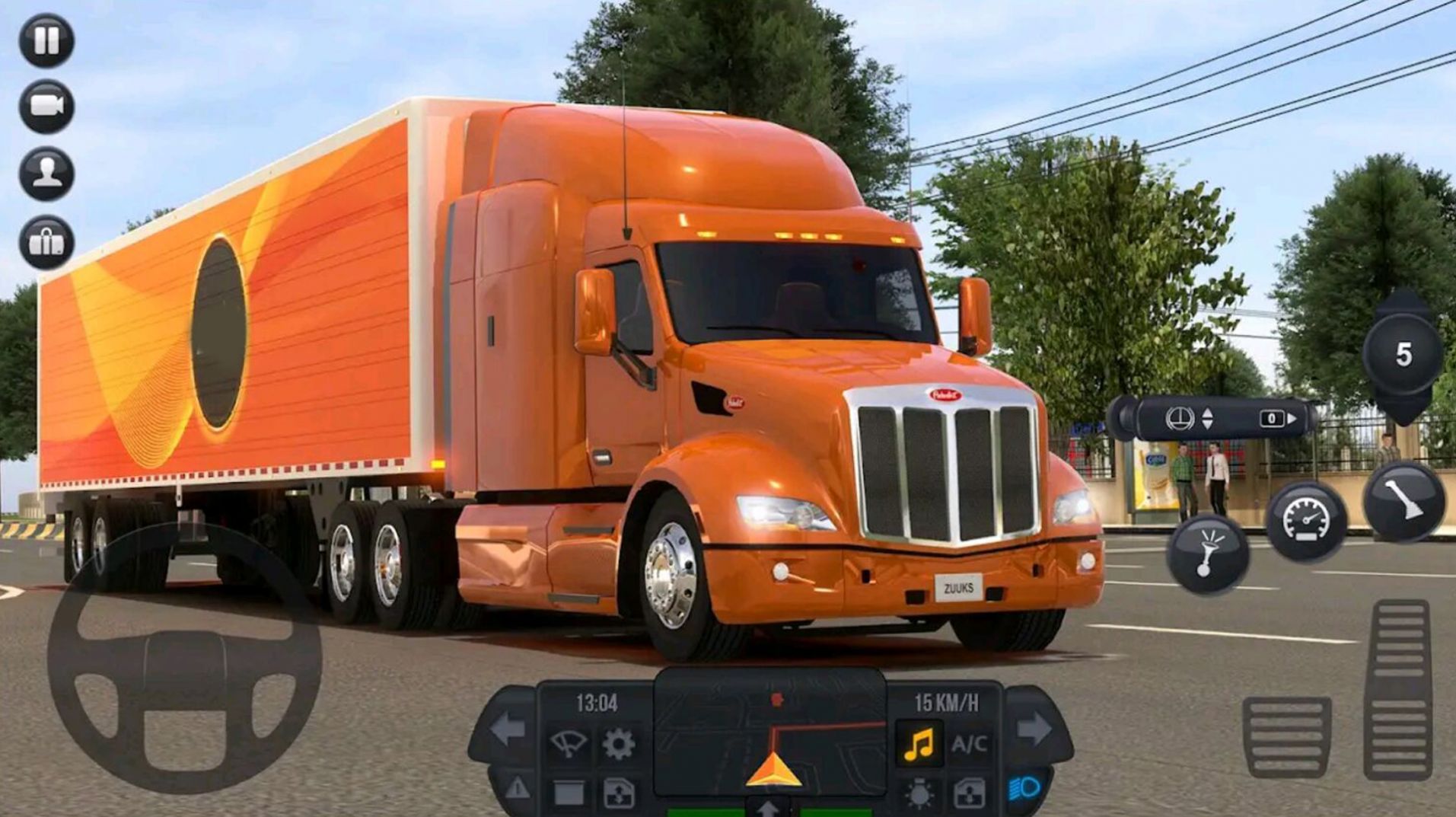 3D运输卡车驾驶图0