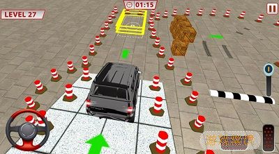 SUV轿车停车3D