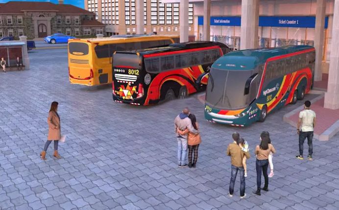 欧洲城市巴士驾驶游戏3D图1