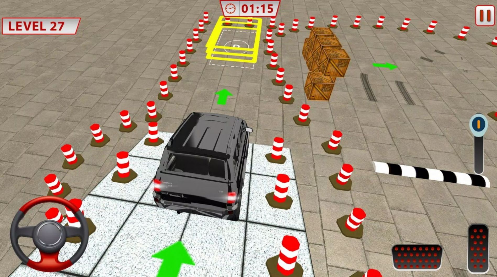 SUV轿车停车3D图0