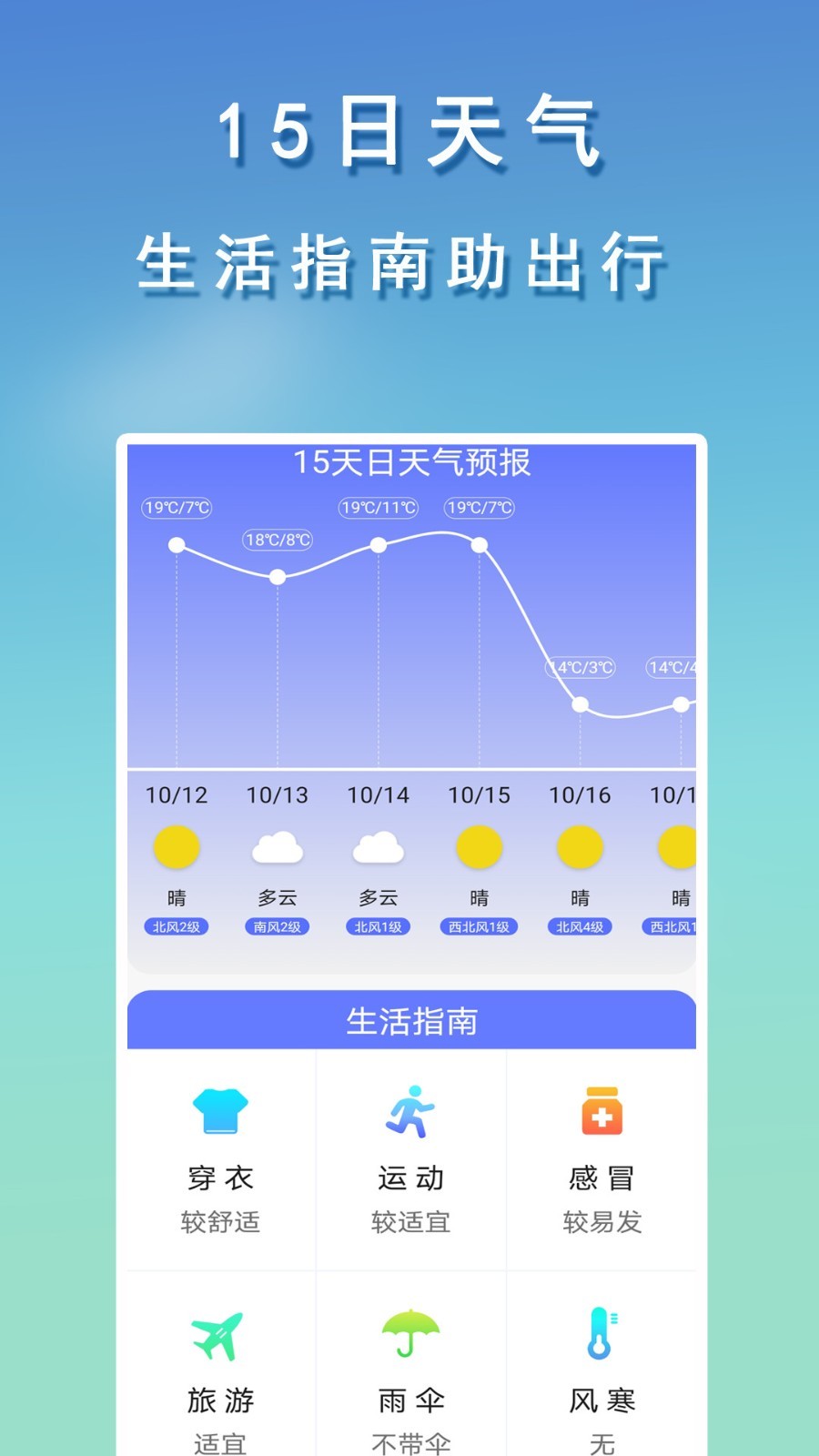 彩云天气免费下载安装手机版图1