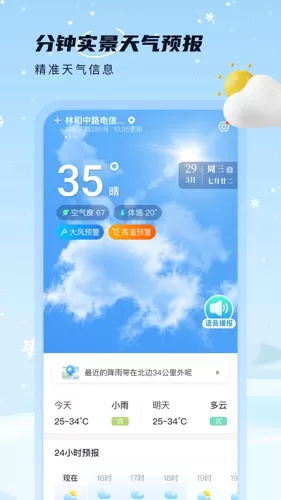 雪融天气图2