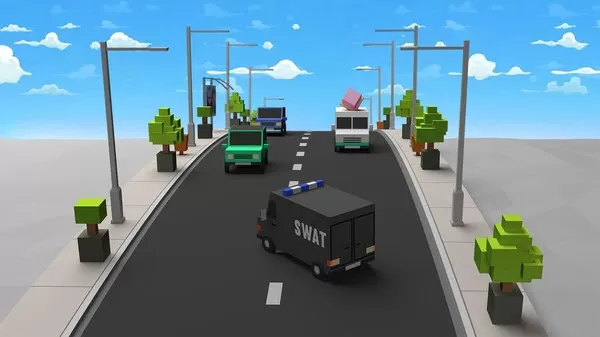 疯狂的汽车道路图3