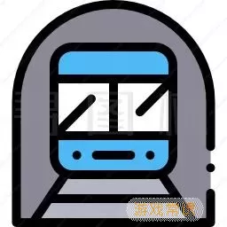 模拟地铁符号 地铁图标logo