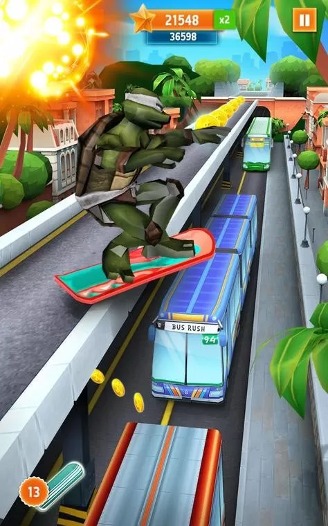 忍者神龟地铁跑酷安卓版安装图0