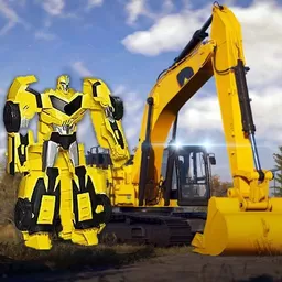 机器人挖掘机变身正版下载