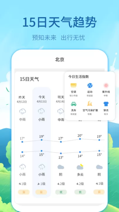 实时天气预告手机版图1