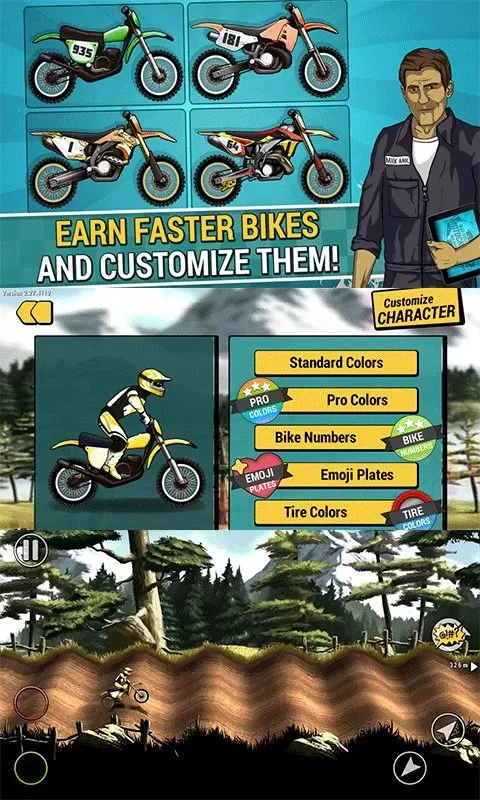 疯狂摩托车技2游戏下载图1