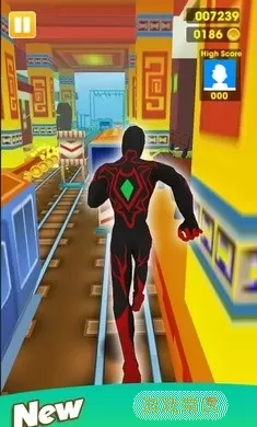 超级英雄奔跑地铁奔跑者官网版手游