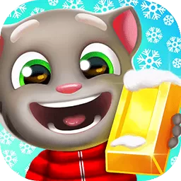 汤姆猫跑酷破解版无限金币鞭炮(Talking Tom Gold Run)安卓最新版下载