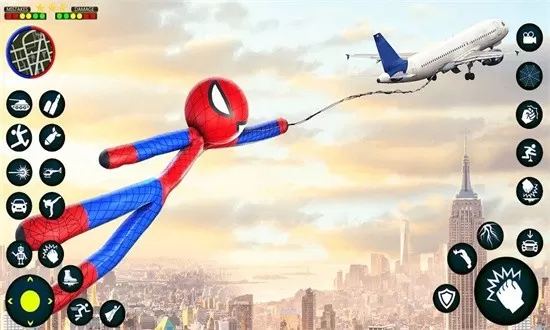 StickMan Rope Hero Spider Game最新版2024下载图3