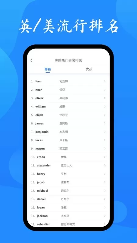 英文名起名取名助手app下载图0