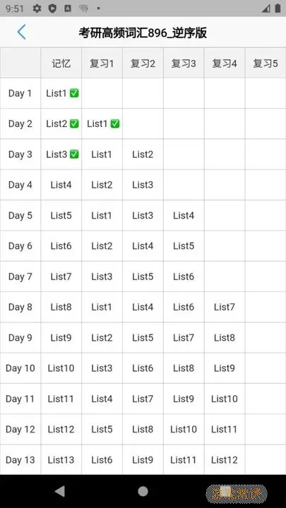 List背单词app安卓版