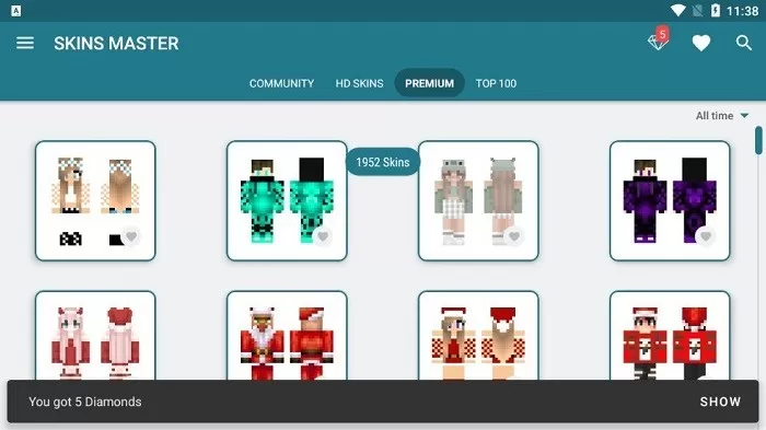 我的世界皮肤大师(SKINS MASTER for Minecraft)下载2024安卓版图2