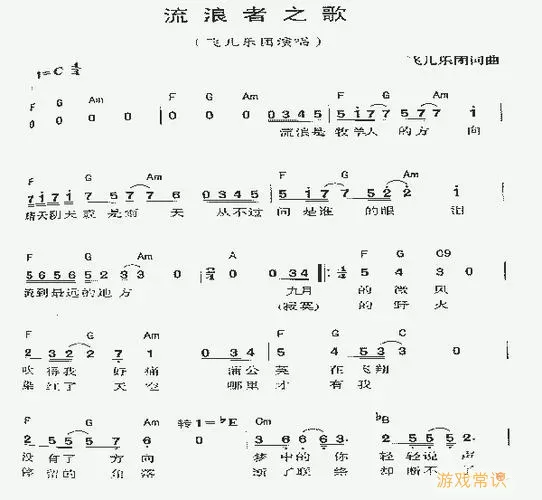 流浪者全部歌曲10首都有哪些