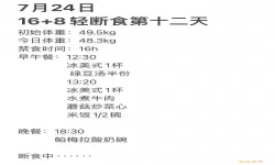 168轻断食可以长期坚持吗