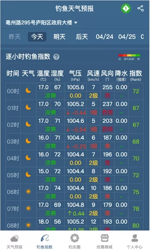 钓鱼天气预报下载官网版图1