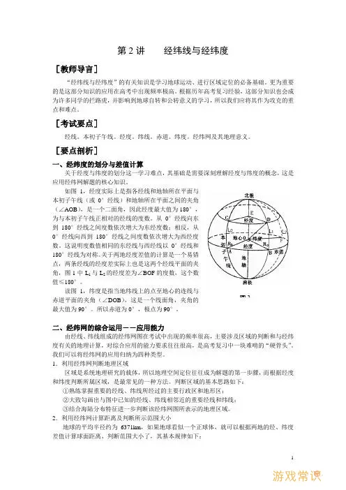 经纬度定位书写的方法