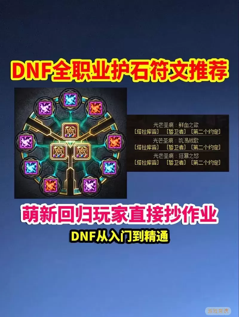 dnf红眼护石符文怎么选图1