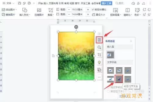 如何在Word中设置背景图片并使其铺满页面图3