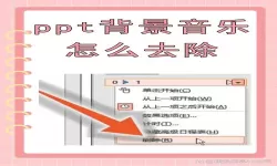 wps里面ppt背景音乐怎么关