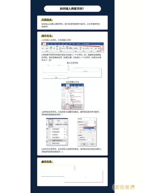 word如何自动生成带罗马数字页码格式图2