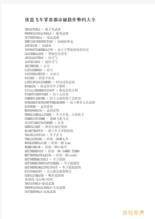 侠盗飞车罪恶都市：阿帕奇任务攻略与作弊码大全图2