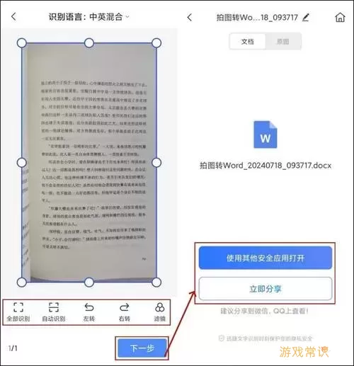 如何使用Word的图片文字转文本功能进行高效转换？图2