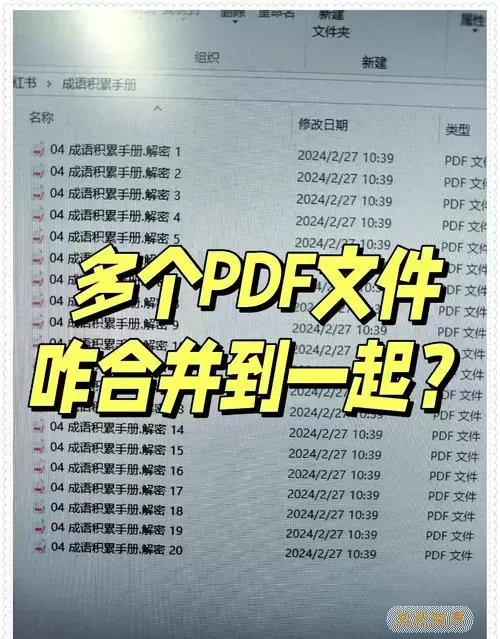 怎样合并pdf文件到一个文件的软件图2